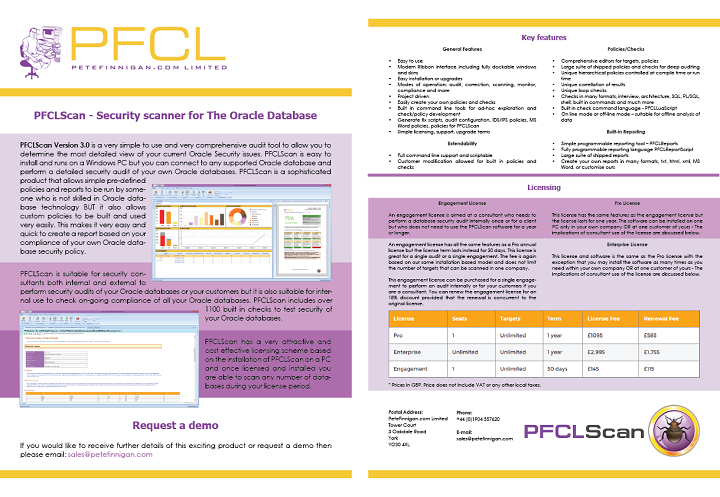 PFCLScan brochure